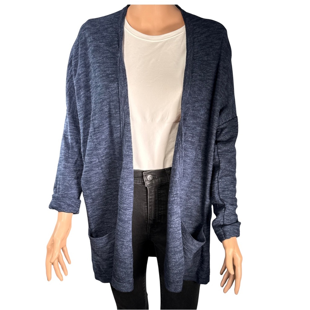 Pure Jill by J.Jill Navy Open-Front Cardigan – Size M